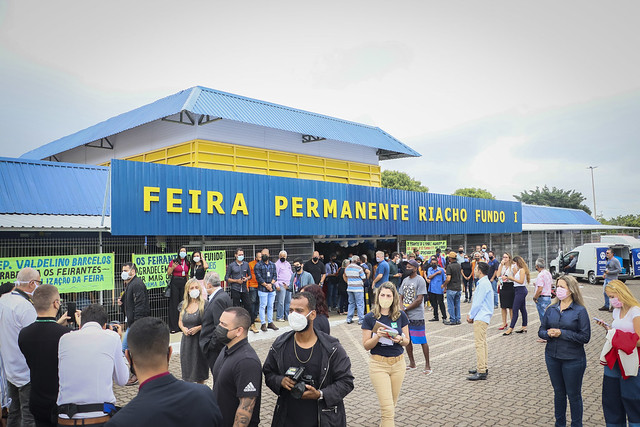 Entrega das reformas da Feira e do Skate Park do Riacho Fundo 1