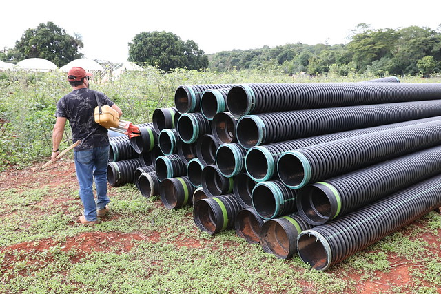 R$ 1,81 milhão investidos para instalar tubulação em canais de irrigação