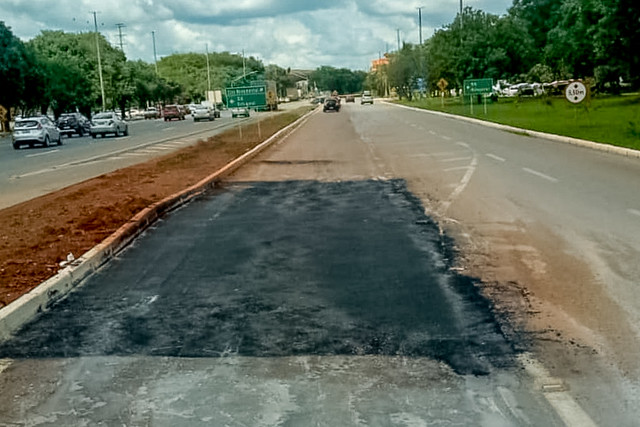 Vias do Plano Piloto e do Setor Hoteleiro Norte recebem manutenção