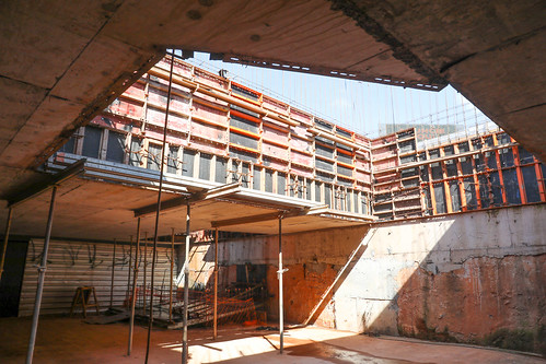 Iniciado o trabalho de alvenaria da sala técnica do Túnel de Taguatinga