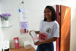 Carolina Alves, 14 anos, estudante do CEF 206 do Recanto - SEEDF