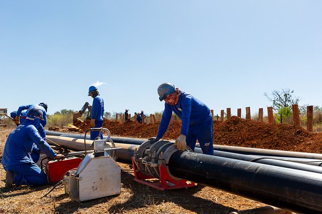 09/09/2024 - Obra com investimento de R$ 9,7 milhões aumenta abastecimento de água de Brazlândia