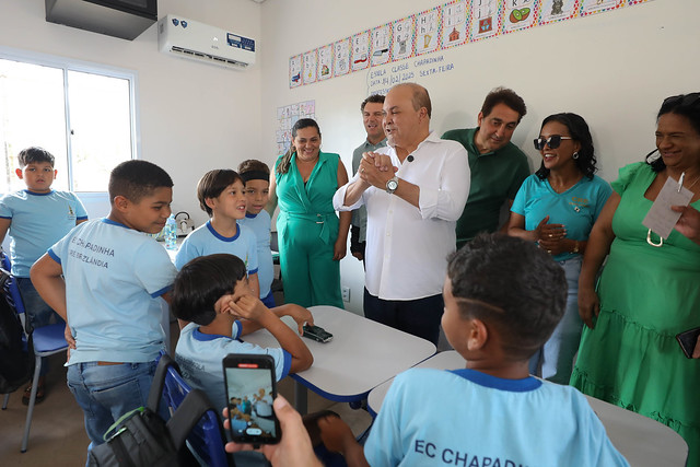 14/02/2025 - Escola Classe Chapadinha, em Brazlândia, ganha novo módulo e amplia ensino integral